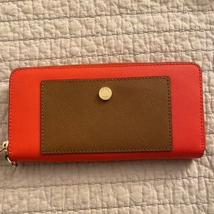 Authentic Orange Michael Kors Wallet